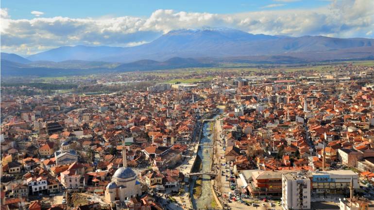 Prizren and its fortress, Kosovo