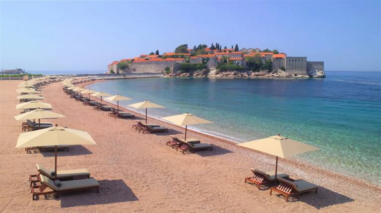 Sveti Stefan on the Montenegrin coast